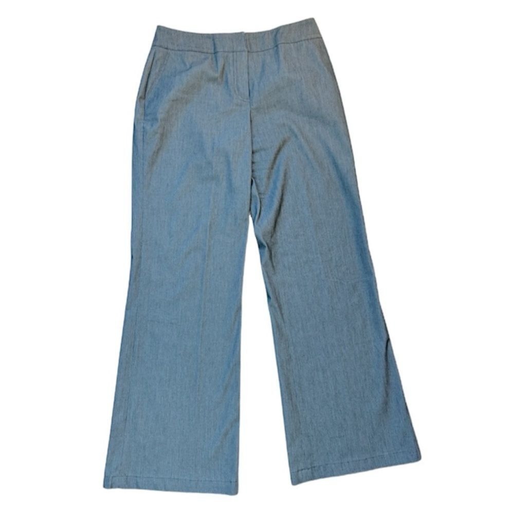 ST. JOHN COLLECTION BY MARIE GRAY Vintage Office Dress Pant Grey Wide Leg Size 8